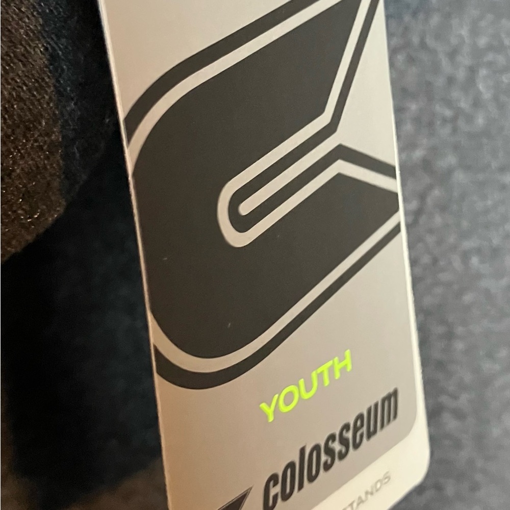 Colosseum Black Youth Hoodie XL 20 - Picture 7 of 7